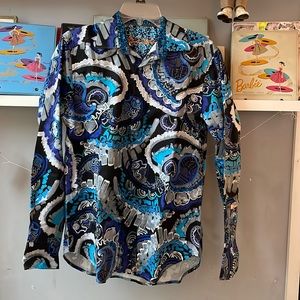 Robert Graham Embroidered Shirt S